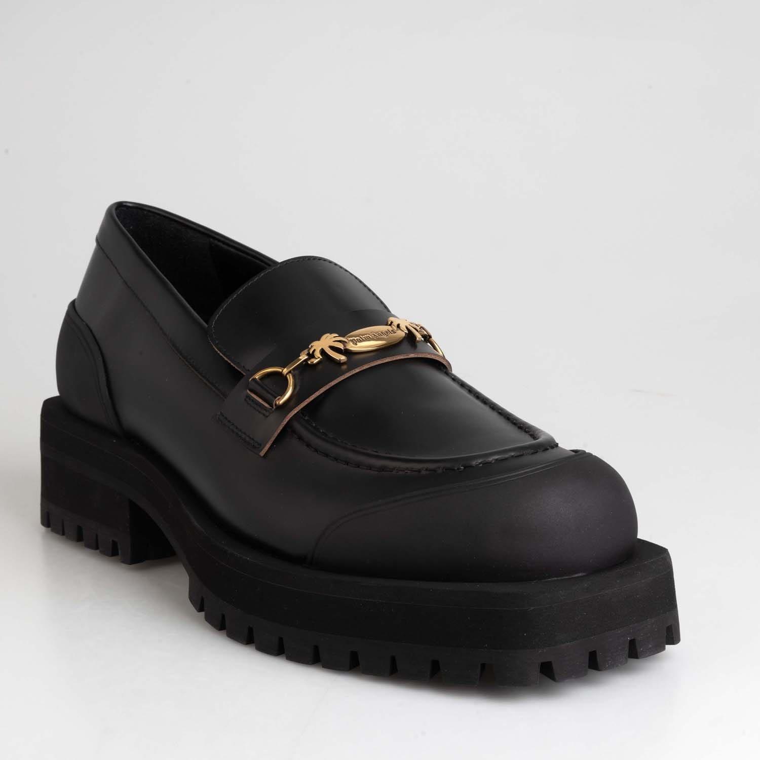 Black - Palm Angels - Combat Sole Loafers - 2