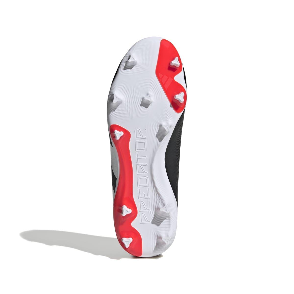 Zwart-Wit - adidas - Predator League Firm Ground Football Boots - 3