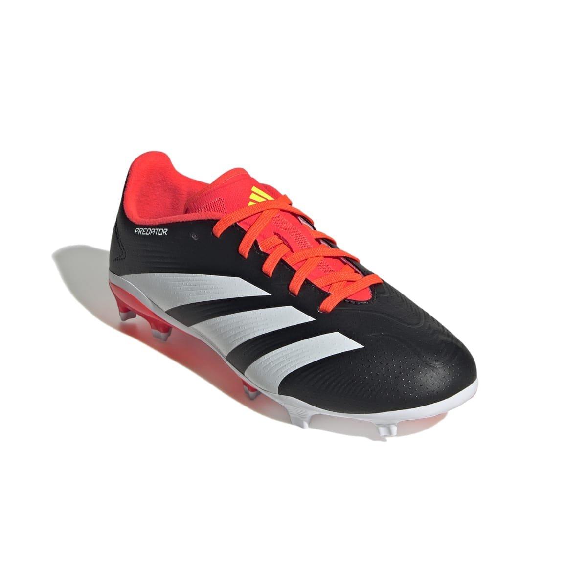 Zwart-Wit - adidas - Predator League Firm Ground Football Boots - 5