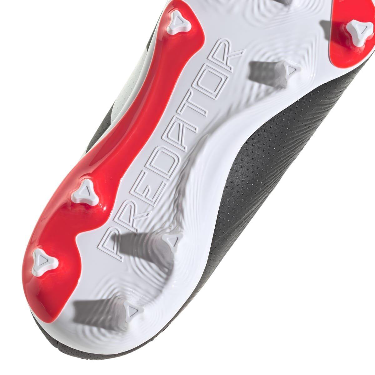 Zwart-Wit - adidas - Predator League Firm Ground Football Boots - 8