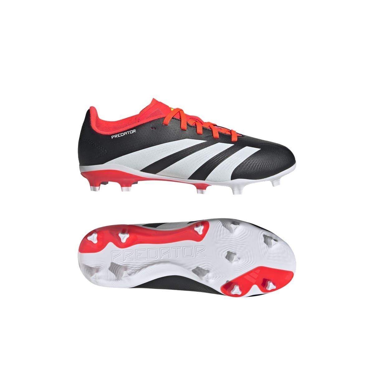 Zwart-Wit - adidas - Predator League Firm Ground Football Boots - 10