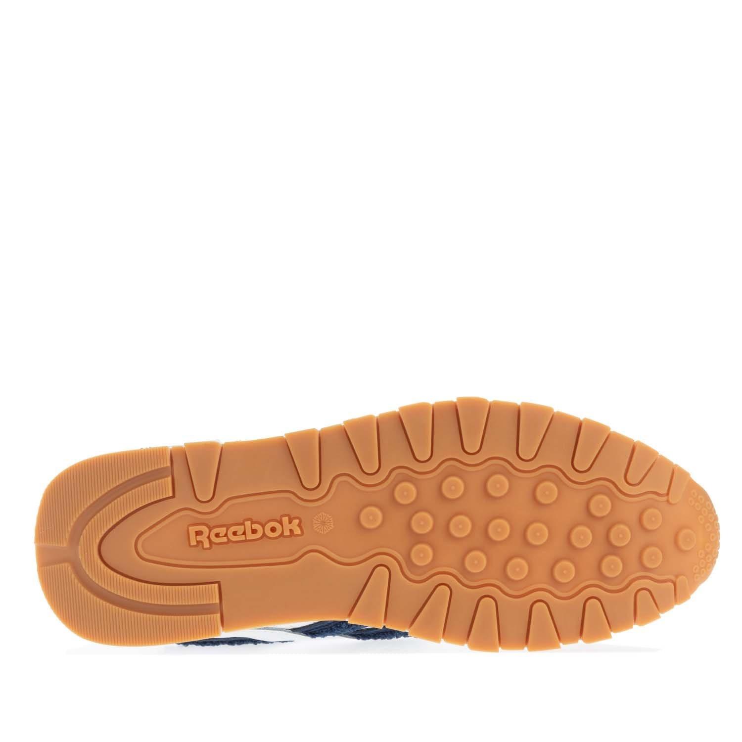 White Blue - Reebok - Classic Leather Shoes - 4