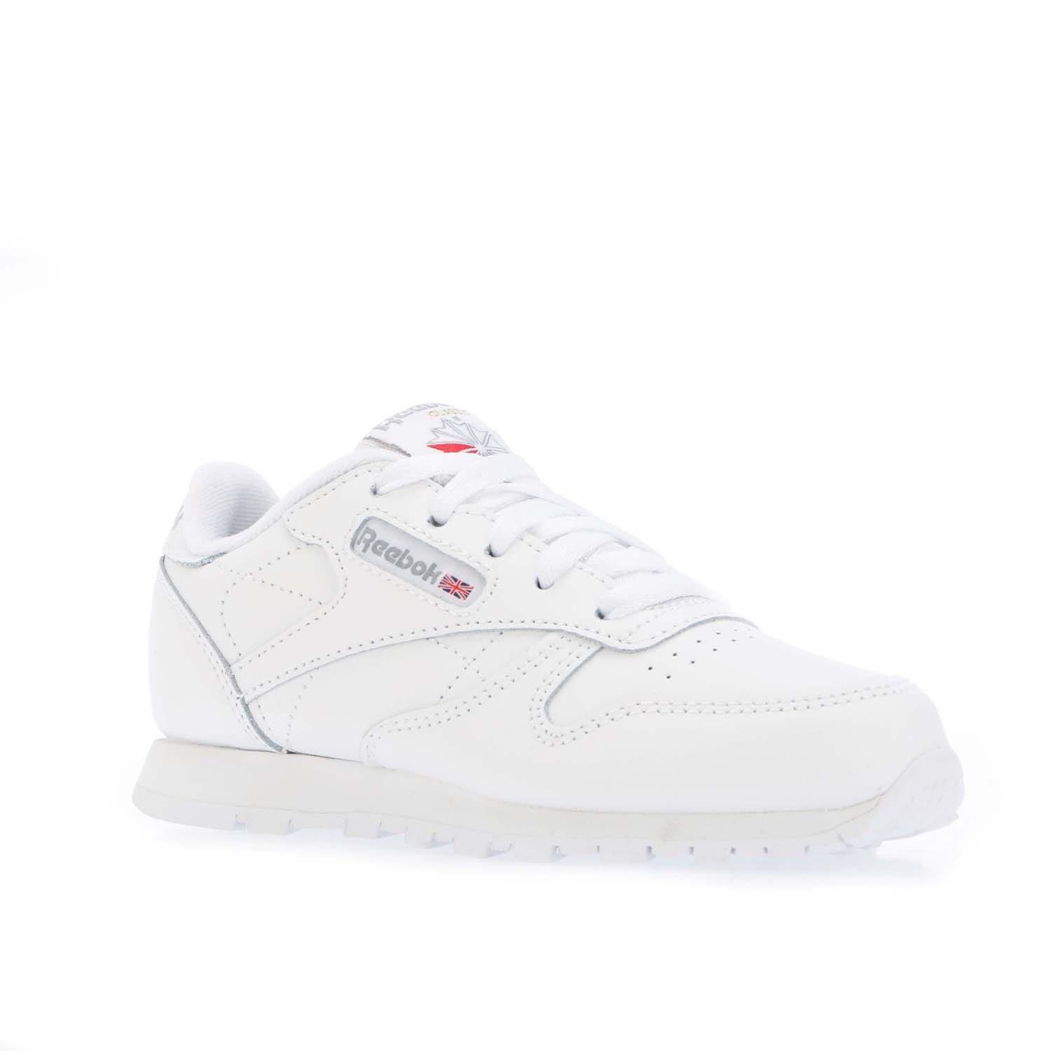 White - Reebok - Classic Leather Trainers - 2