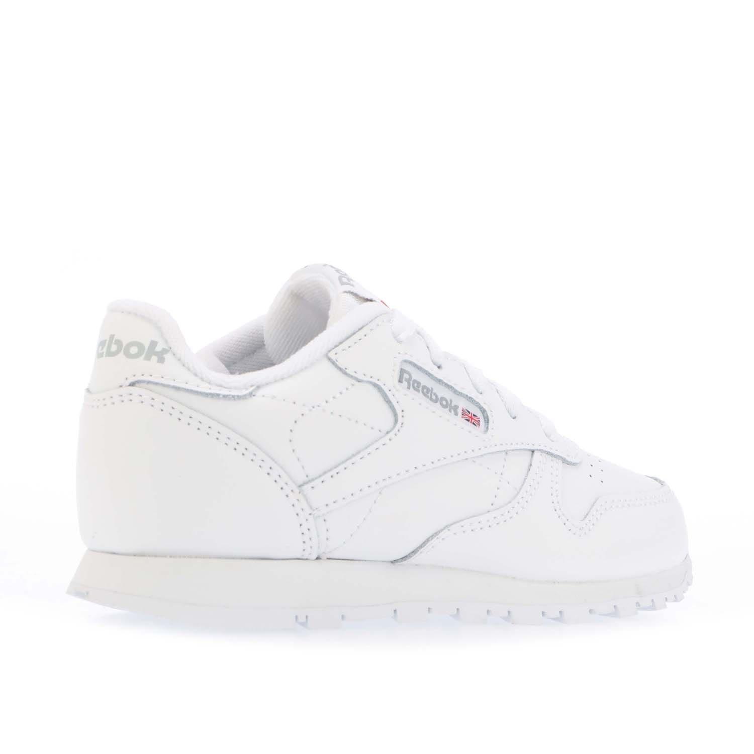 White - Reebok - Classic Leather Trainers - 3