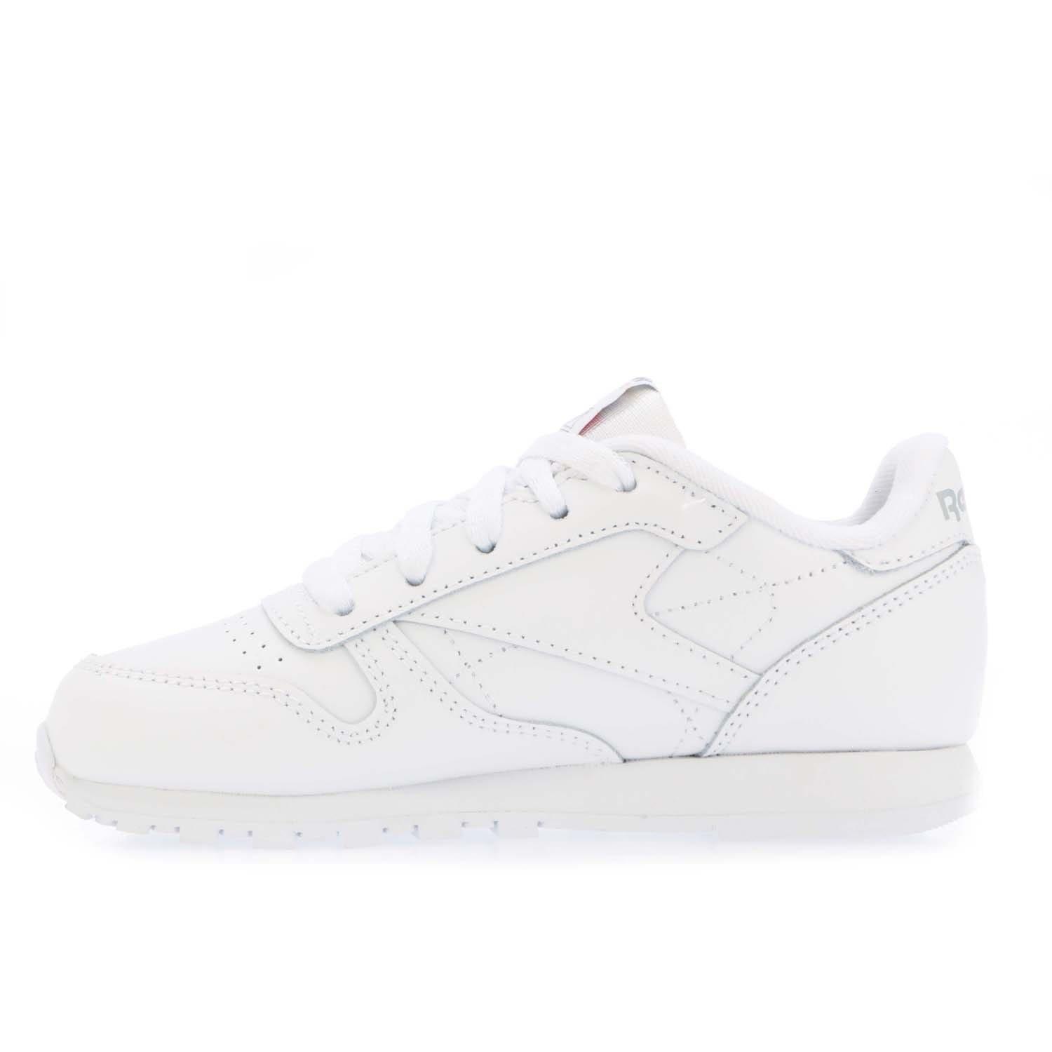 White - Reebok - Classic Leather Trainers - 5