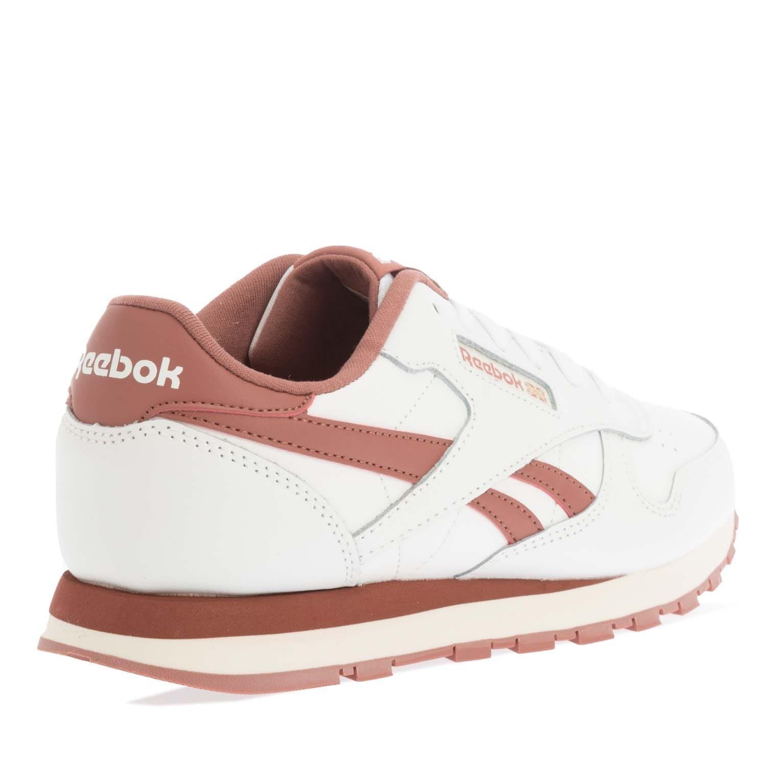 White Pink - Reebok - Classic Leather Shoes - 3