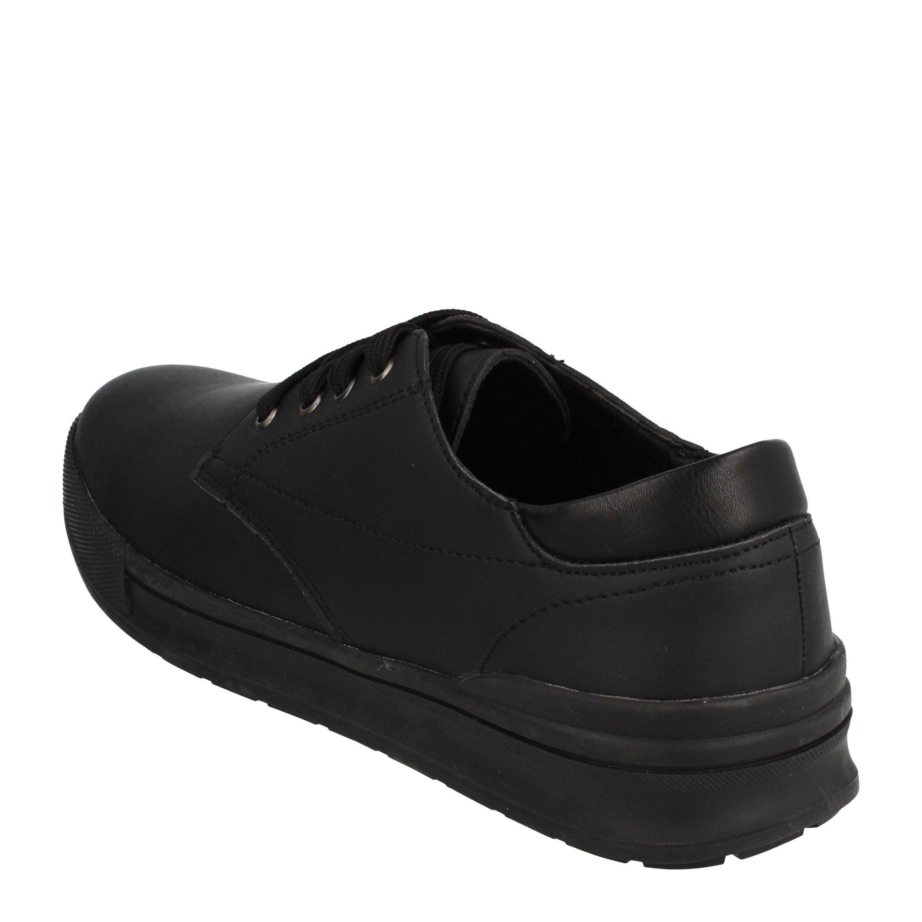 Black - Thomas Blunt - Mens 4 Eyelet Smart Causal Lace Up A2216 - 2