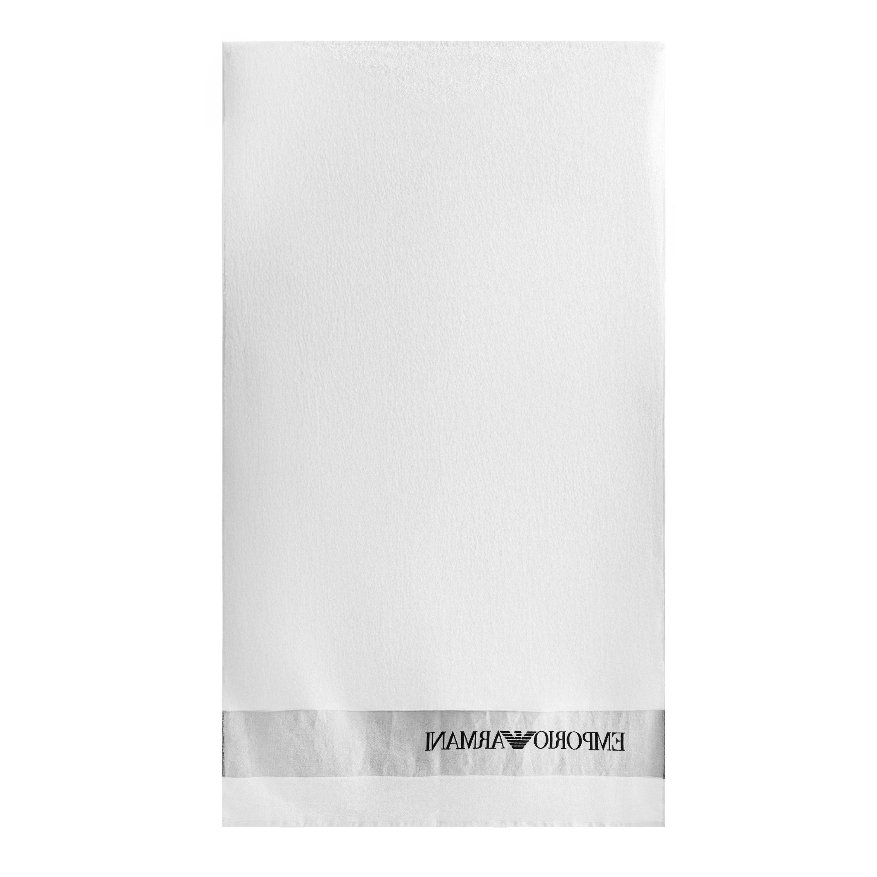 White - Emporio Armani - Woven Towel - 2