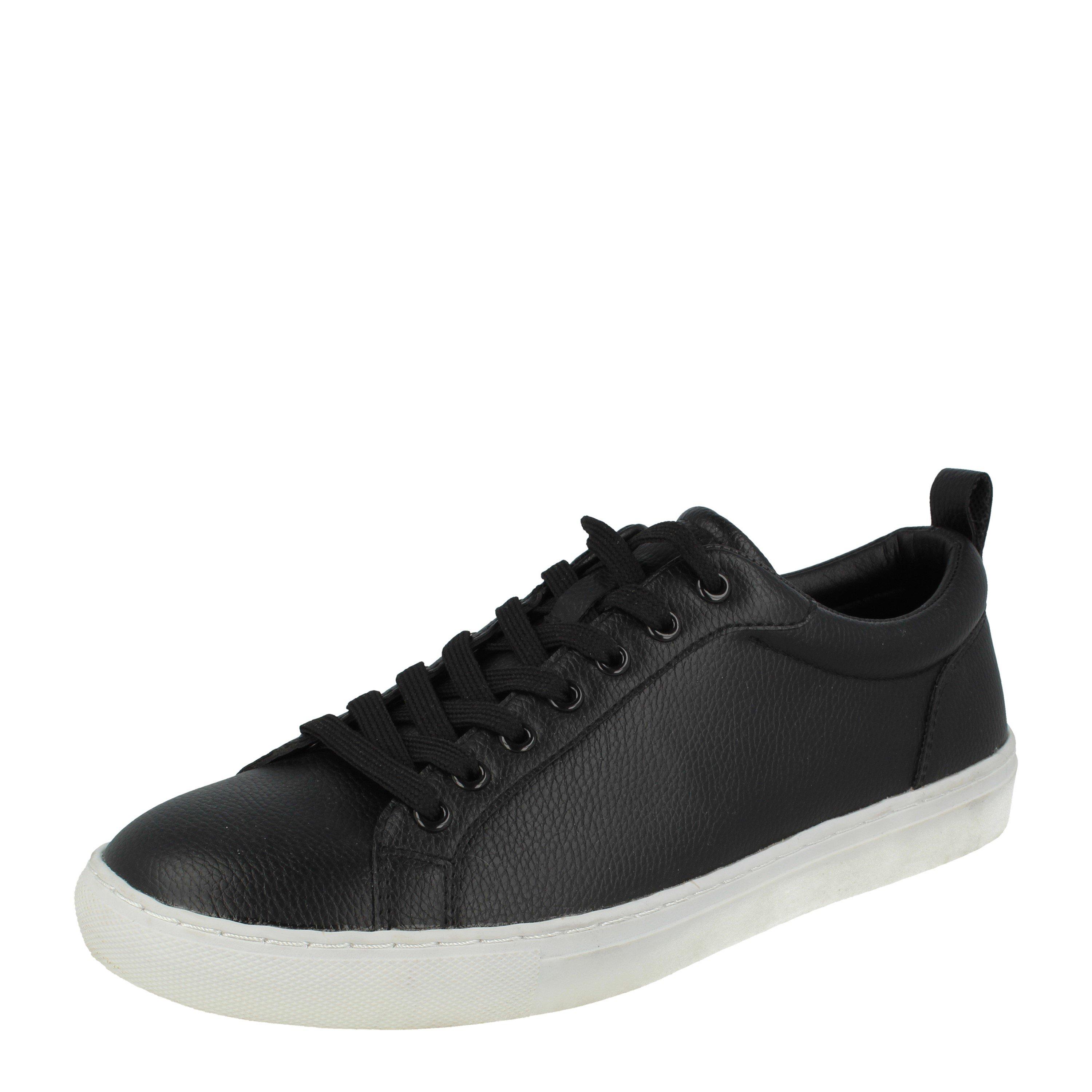 Black - Thomas Blunt - Mens Low Profile 7 Eyelet Casual Lace Up A2212 - 4