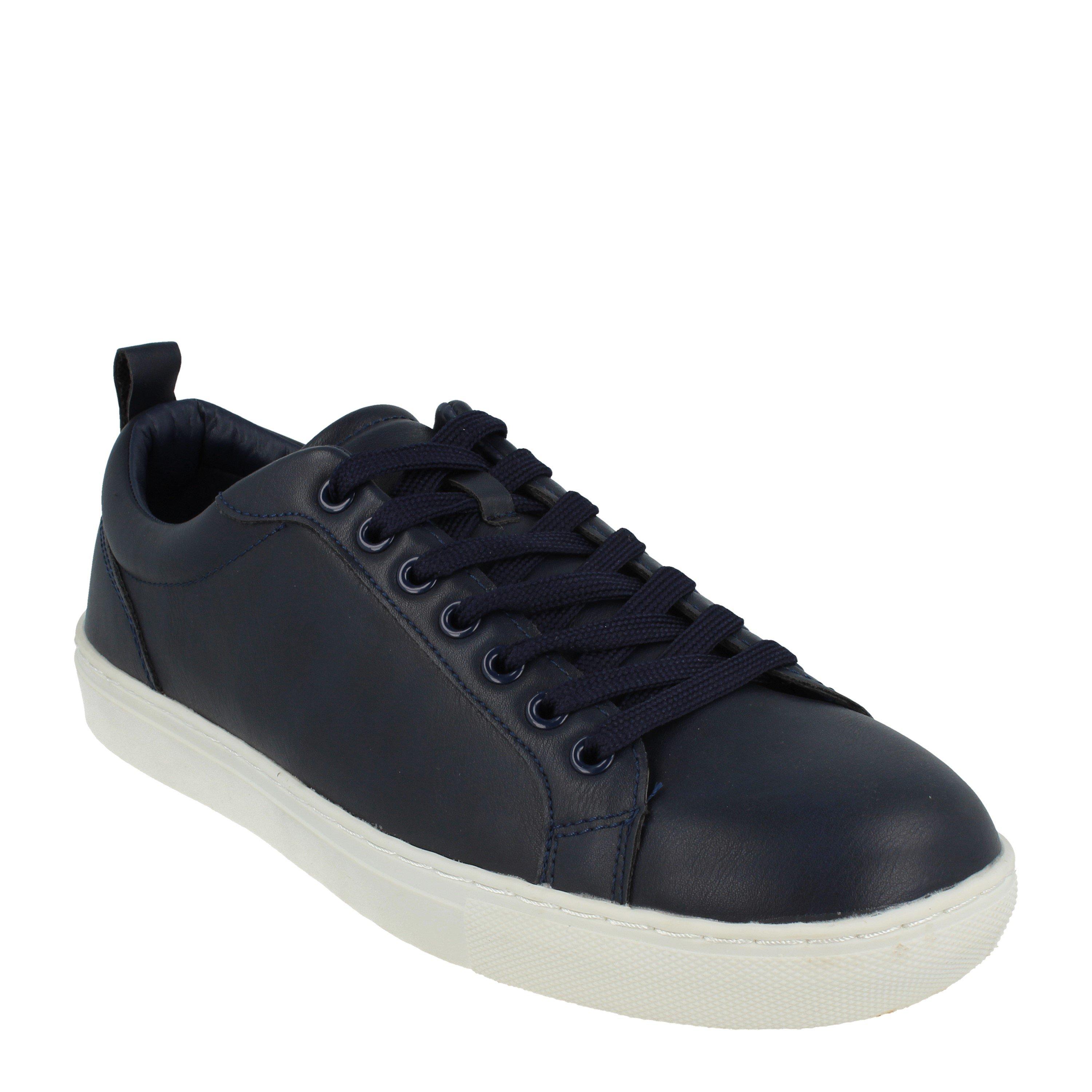 Navy - Thomas Blunt - Mens Low Profile 7 Eyelet Casual Lace Up A2212 - 2