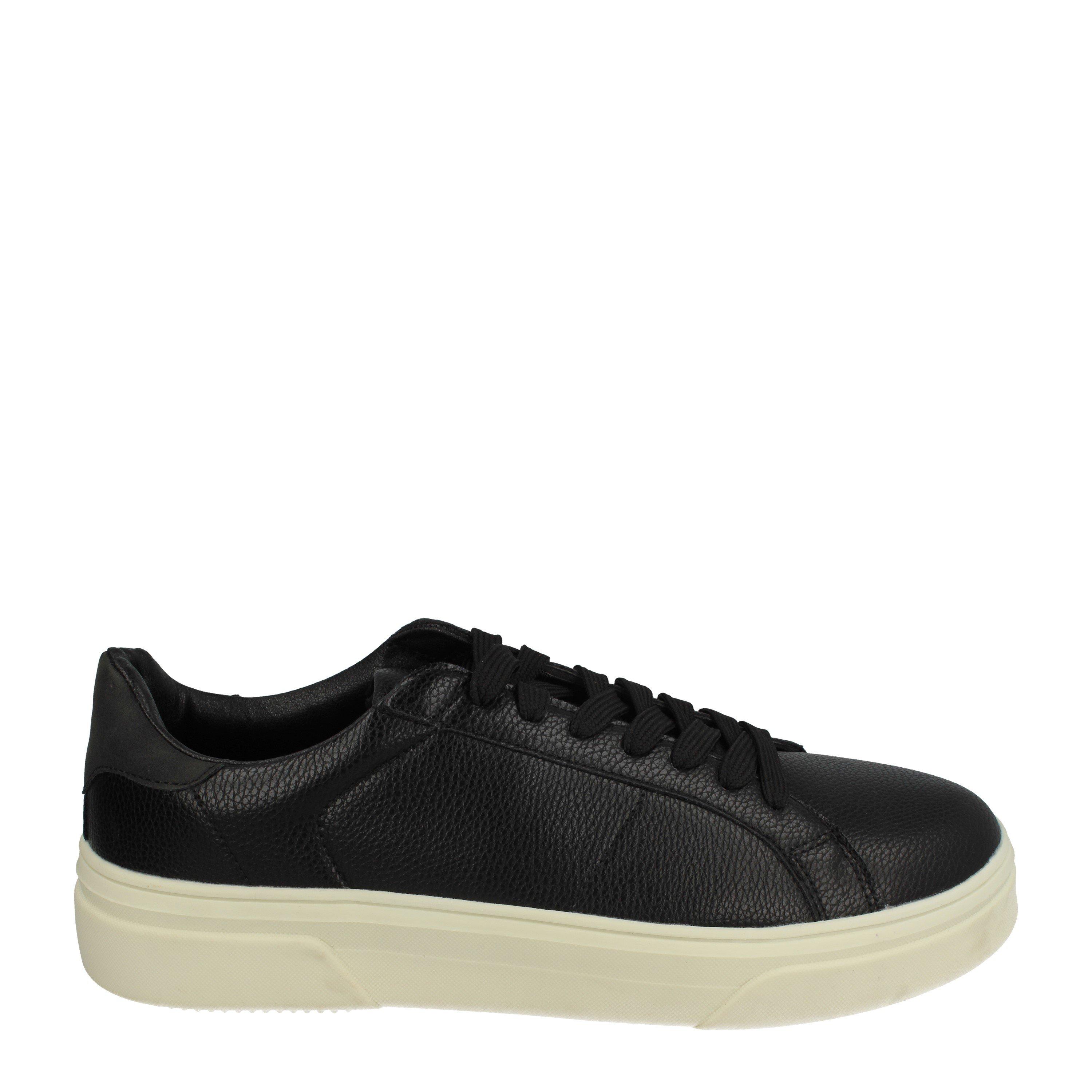 Black - Thomas Blunt - Chunky Cupsole Lace-Up with Upper Textured A2213 - 1