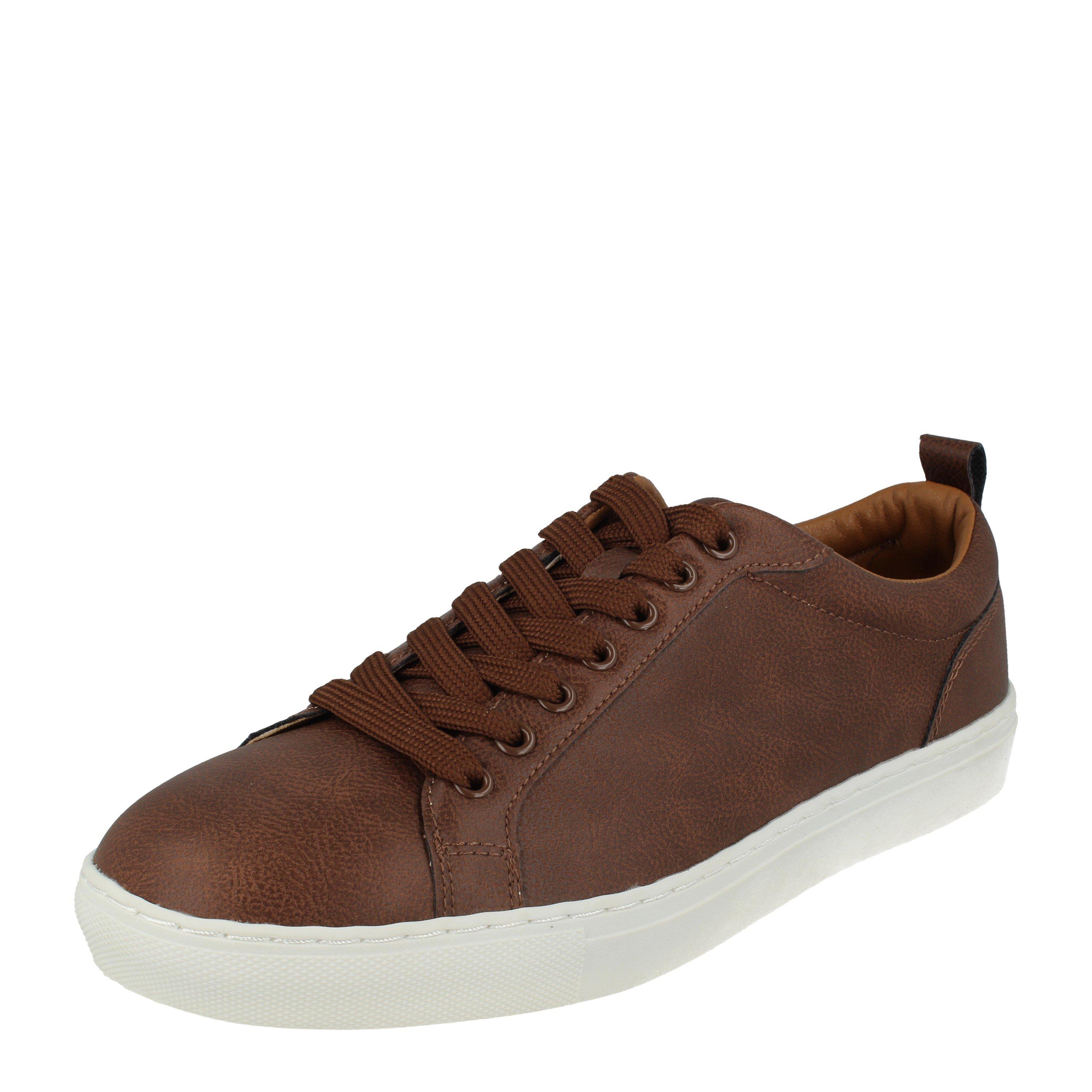 Brown - Thomas Blunt - Mens Low Profile 7 Eyelet Casual Lace Up A2212 - 4