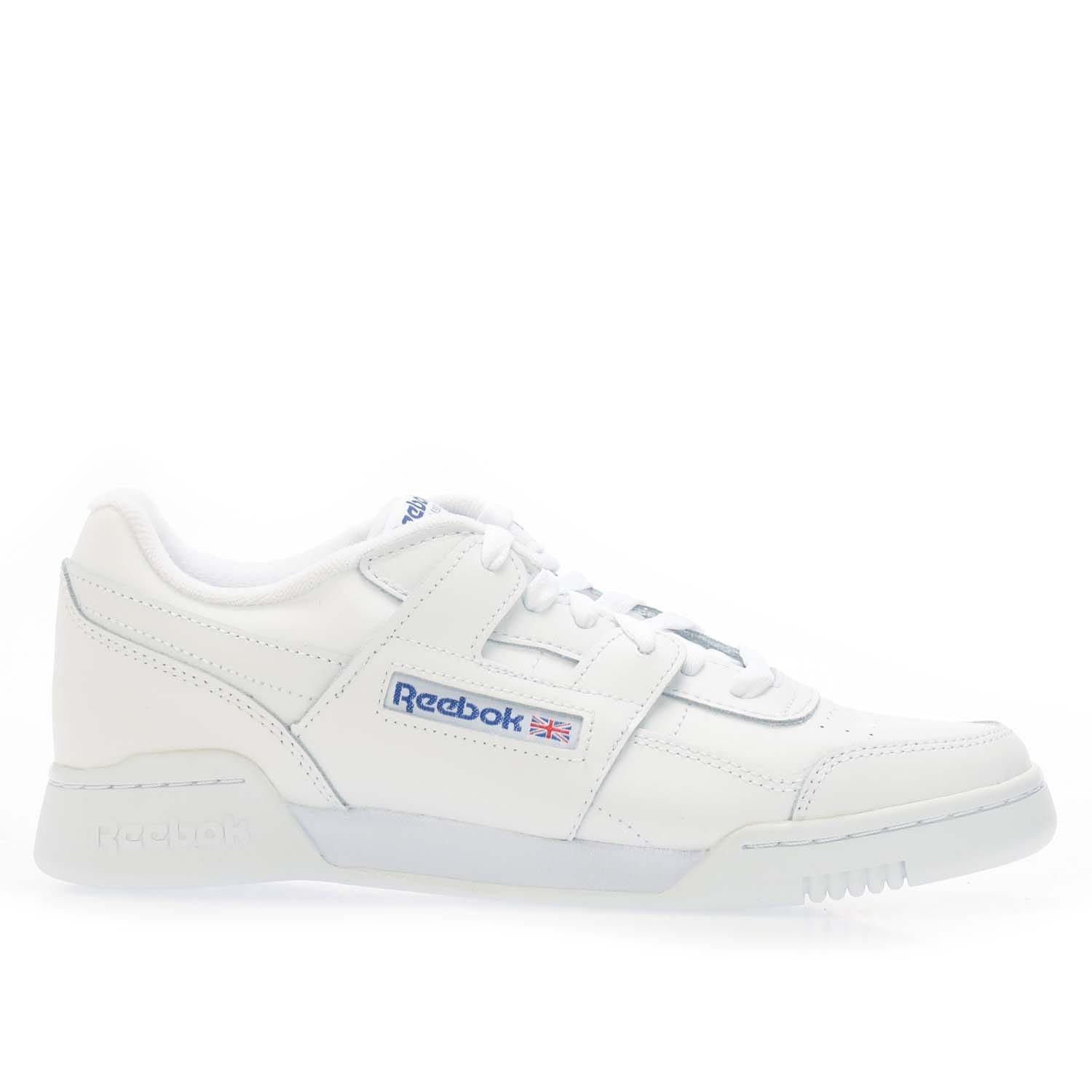 White - Reebok - Workout Plus Trainers - 1