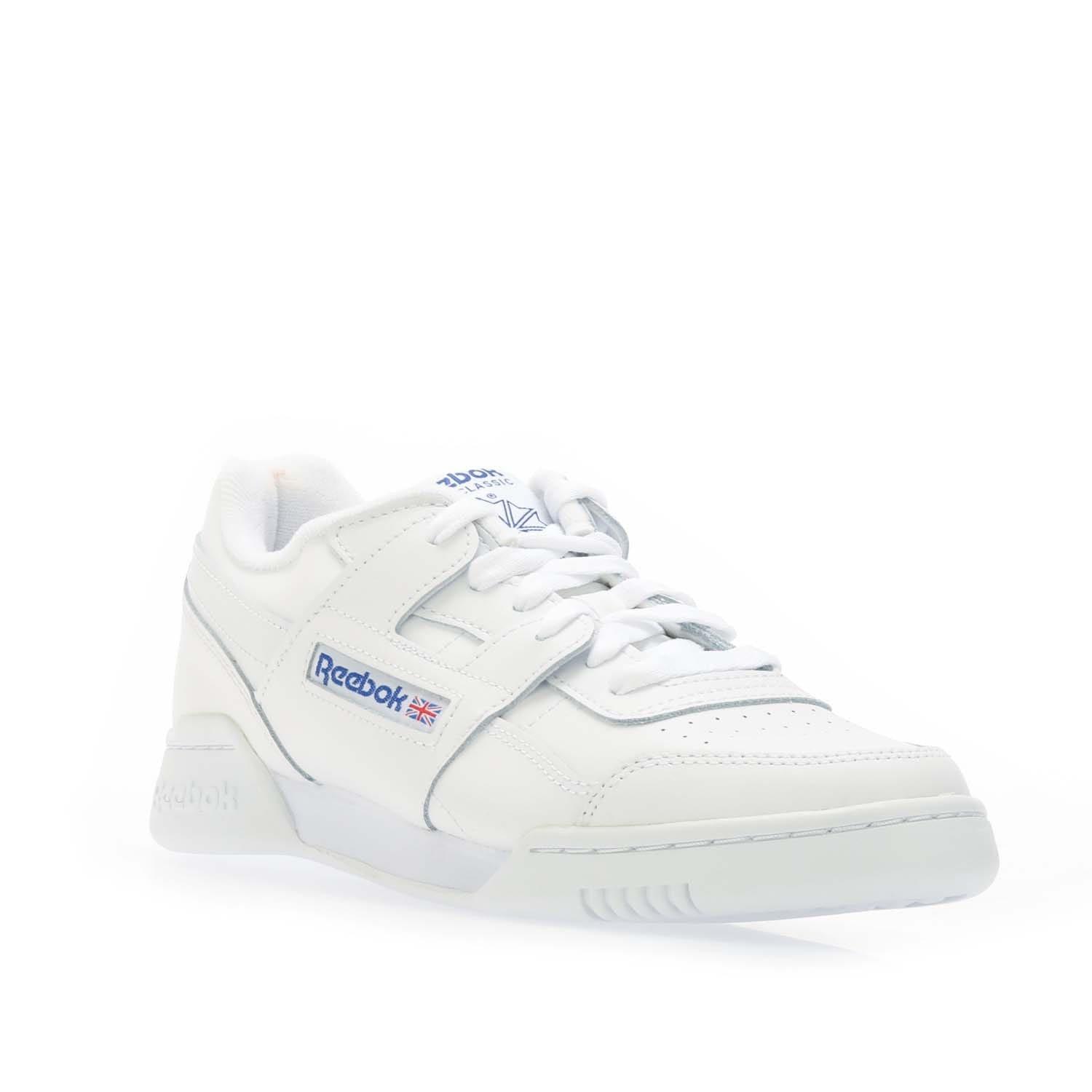 White - Reebok - Workout Plus Trainers - 2