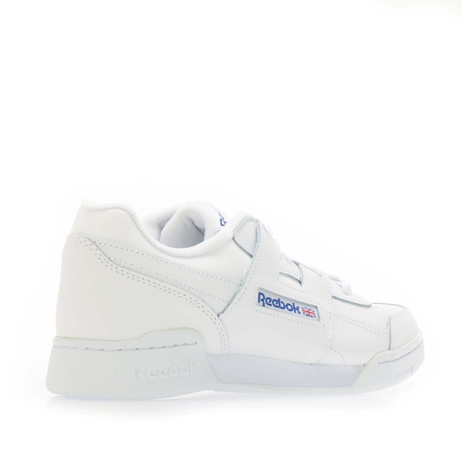 White - Reebok - Workout Plus Trainers - 3