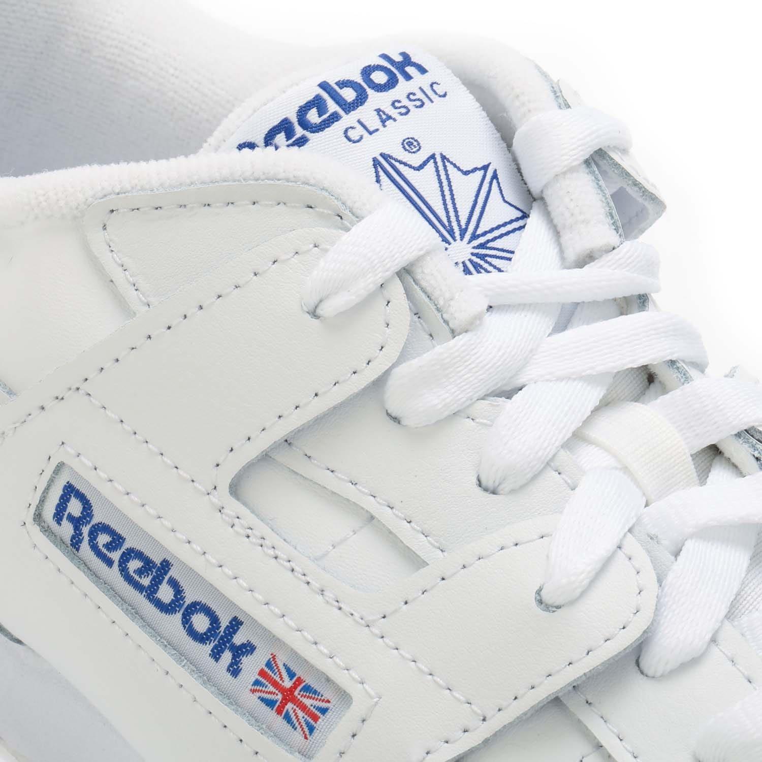 White - Reebok - Workout Plus Trainers - 5