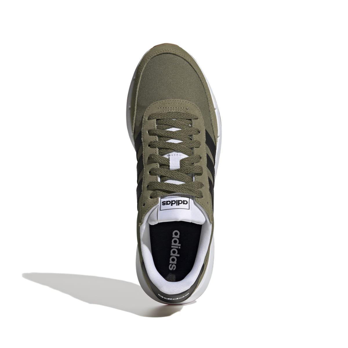Olive - adidas - Men's Run 60s 2.0 Low-Top Trainers - 3