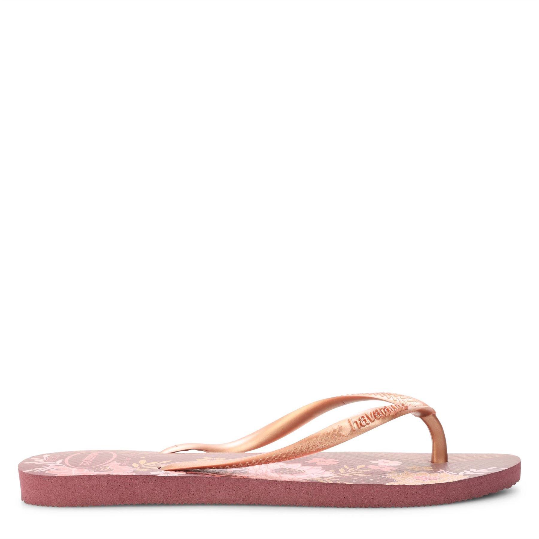 Purple - Havaianas - Slim Organic Flip-Flops - 1