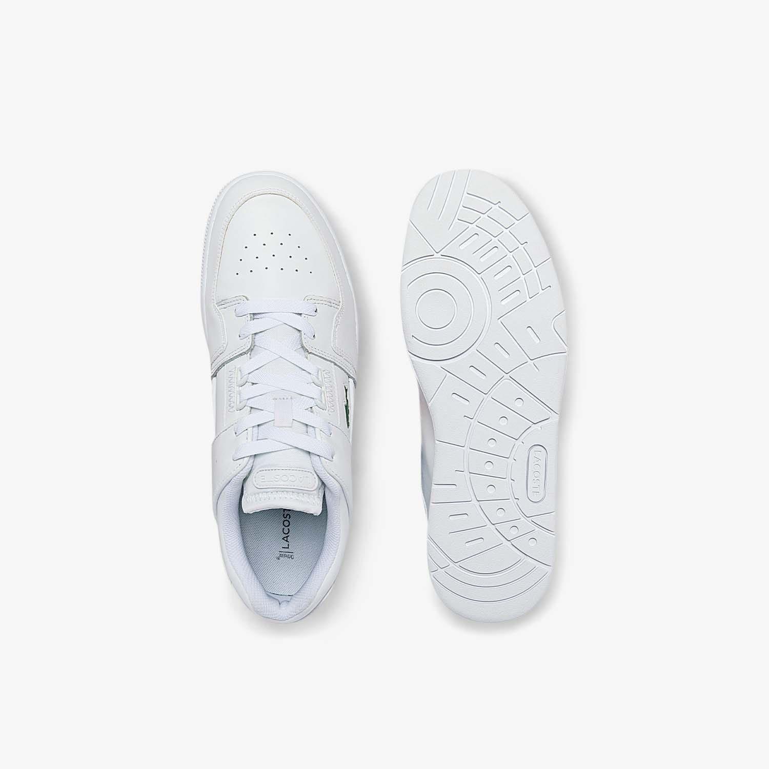 White - Lacoste - Court Cage Leather Trainers - 4