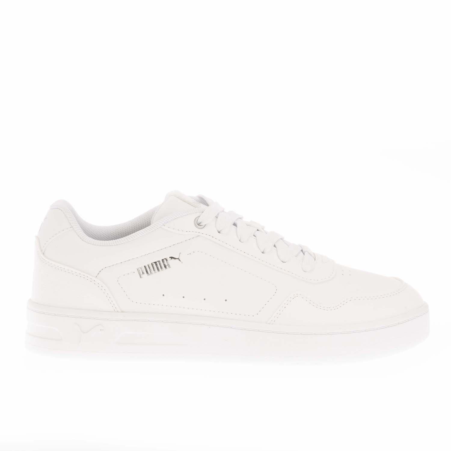 White - Puma - Court Classy Trainers - 1