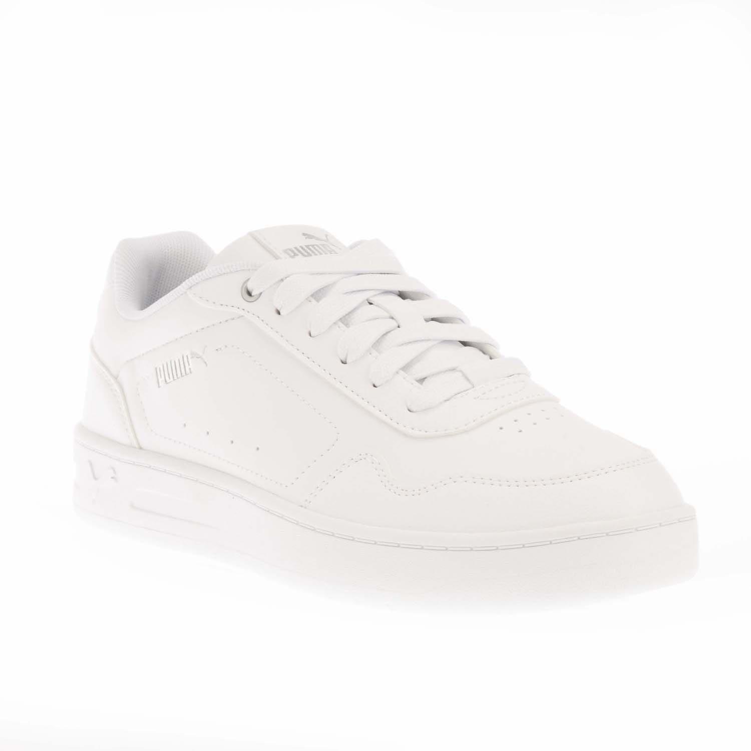 White - Puma - Court Classy Trainers - 2