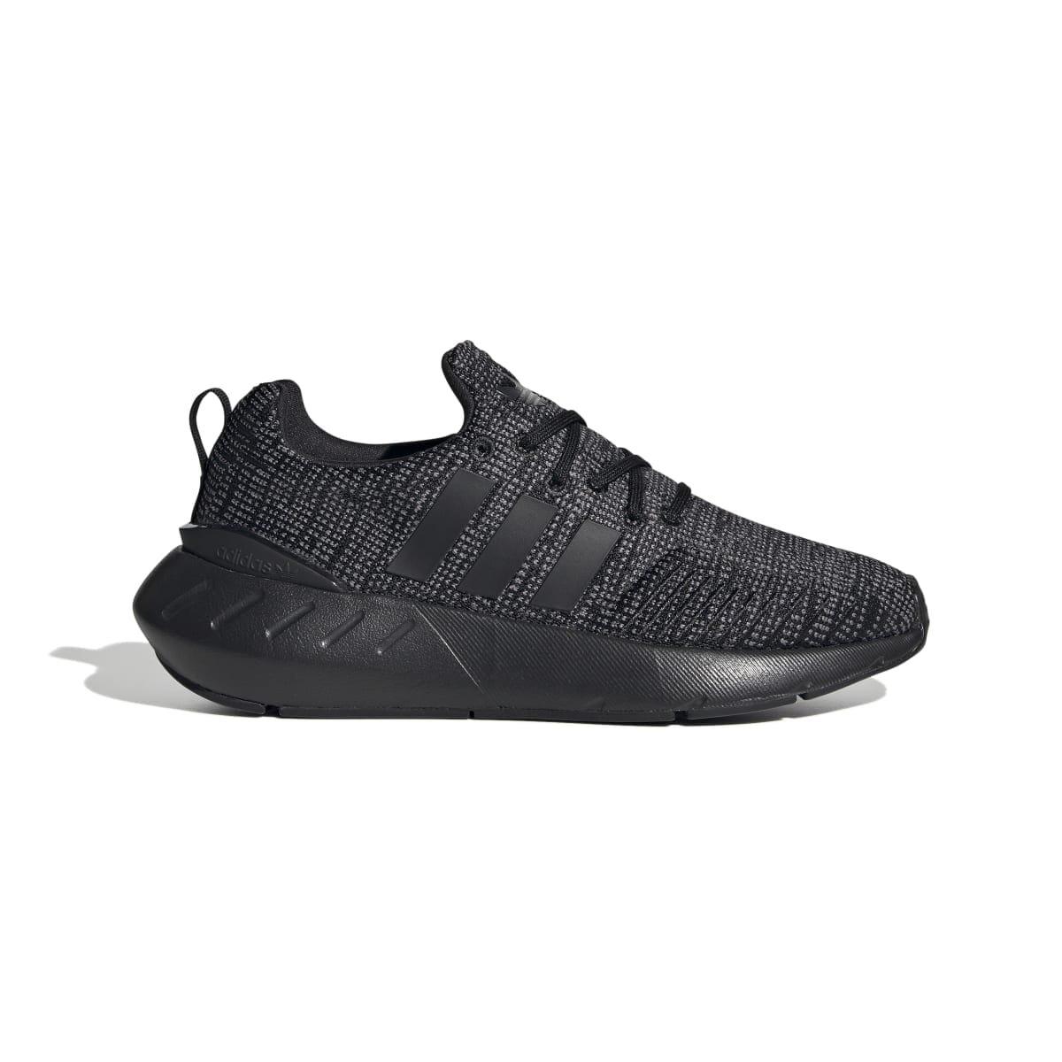 Black Grey - adidas Originals - Swift Run 22 Trainers - 1