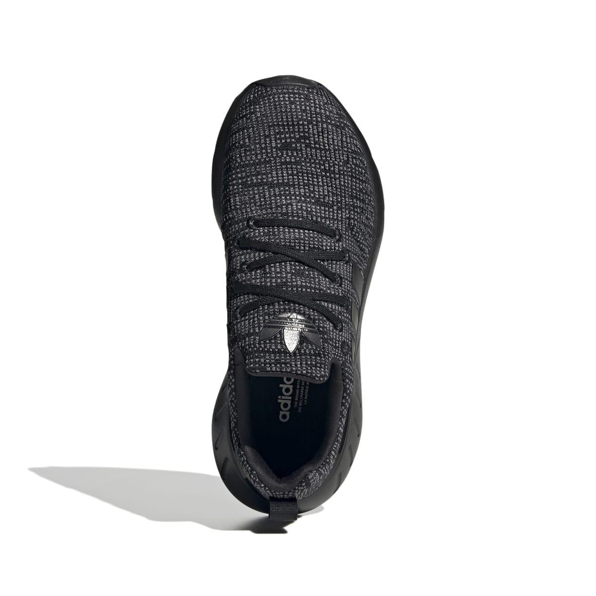 Black Grey - adidas Originals - Swift Run 22 Trainers - 3
