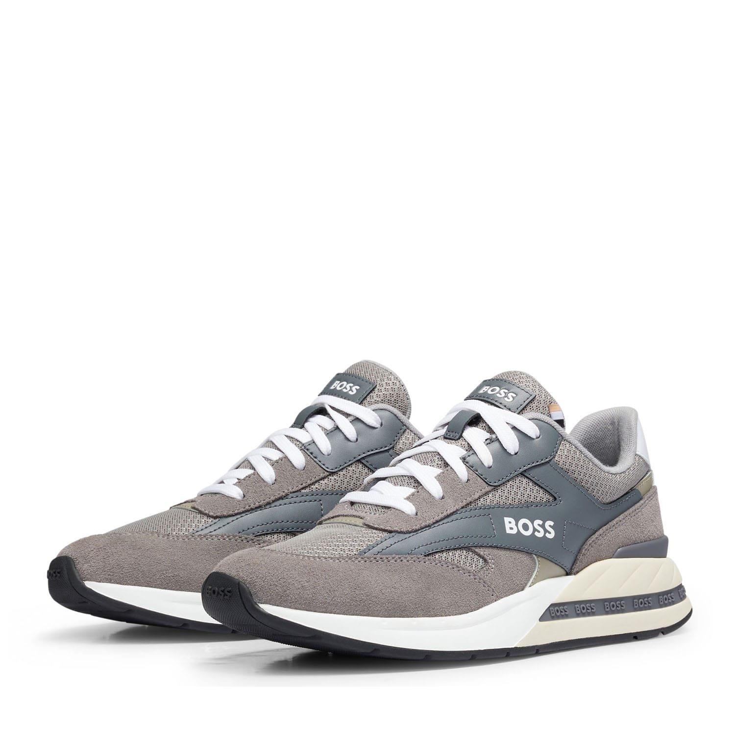 Grey - Boss - Kurt Runn Trainers - 4