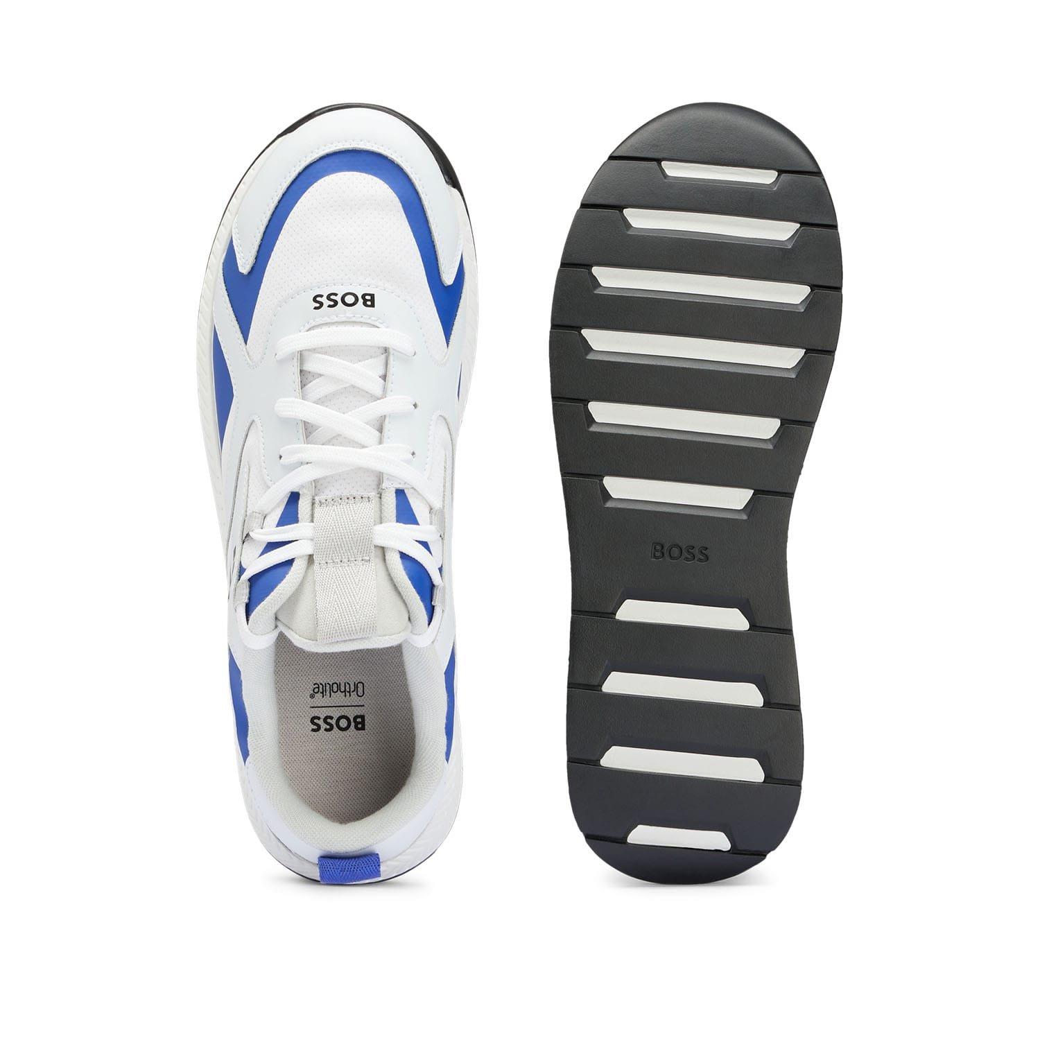 White - Boss - Titanium Running Trainers - 3