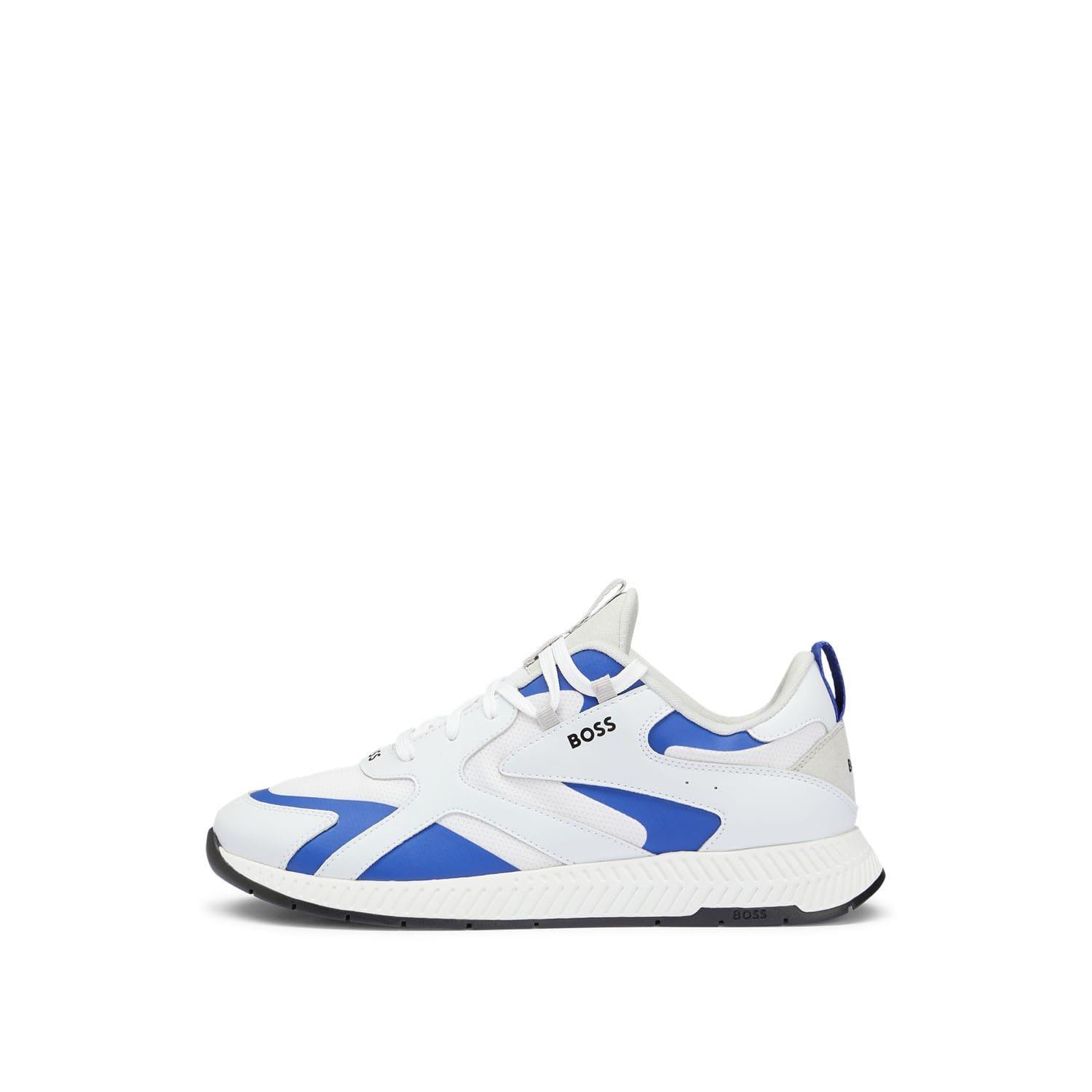 White - Boss - Titanium Running Trainers - 4