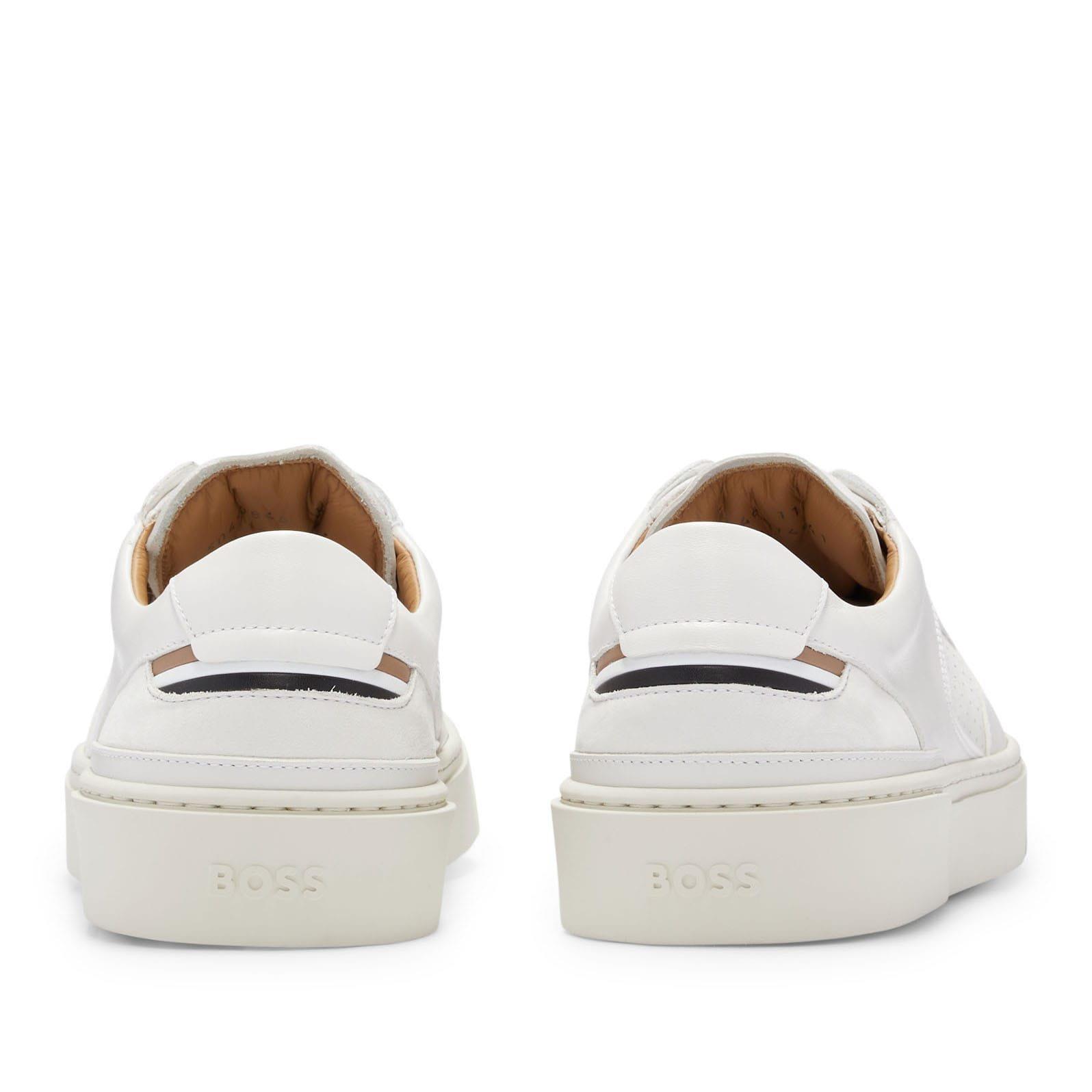 White - Hugo - Gary Tennis Trainers - 4