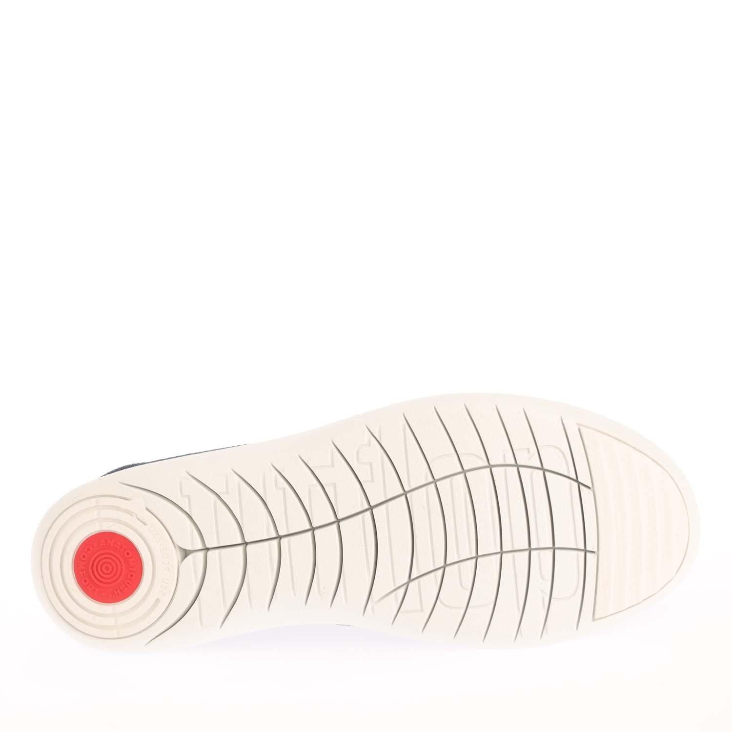 Navy - Fitflop - Uberknit Slip On Ballet Pumps - 4