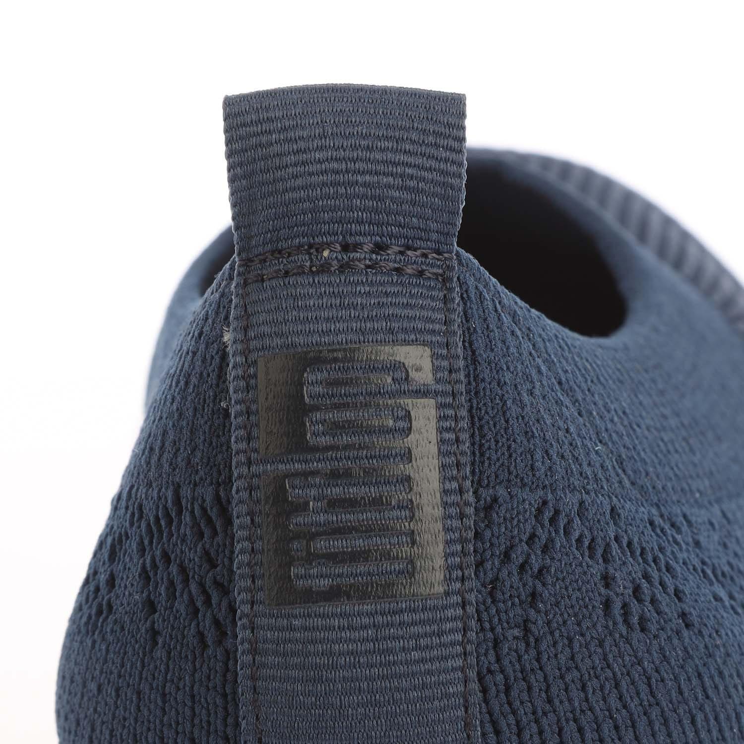 Navy - Fitflop - Uberknit Slip On Ballet Pumps - 5