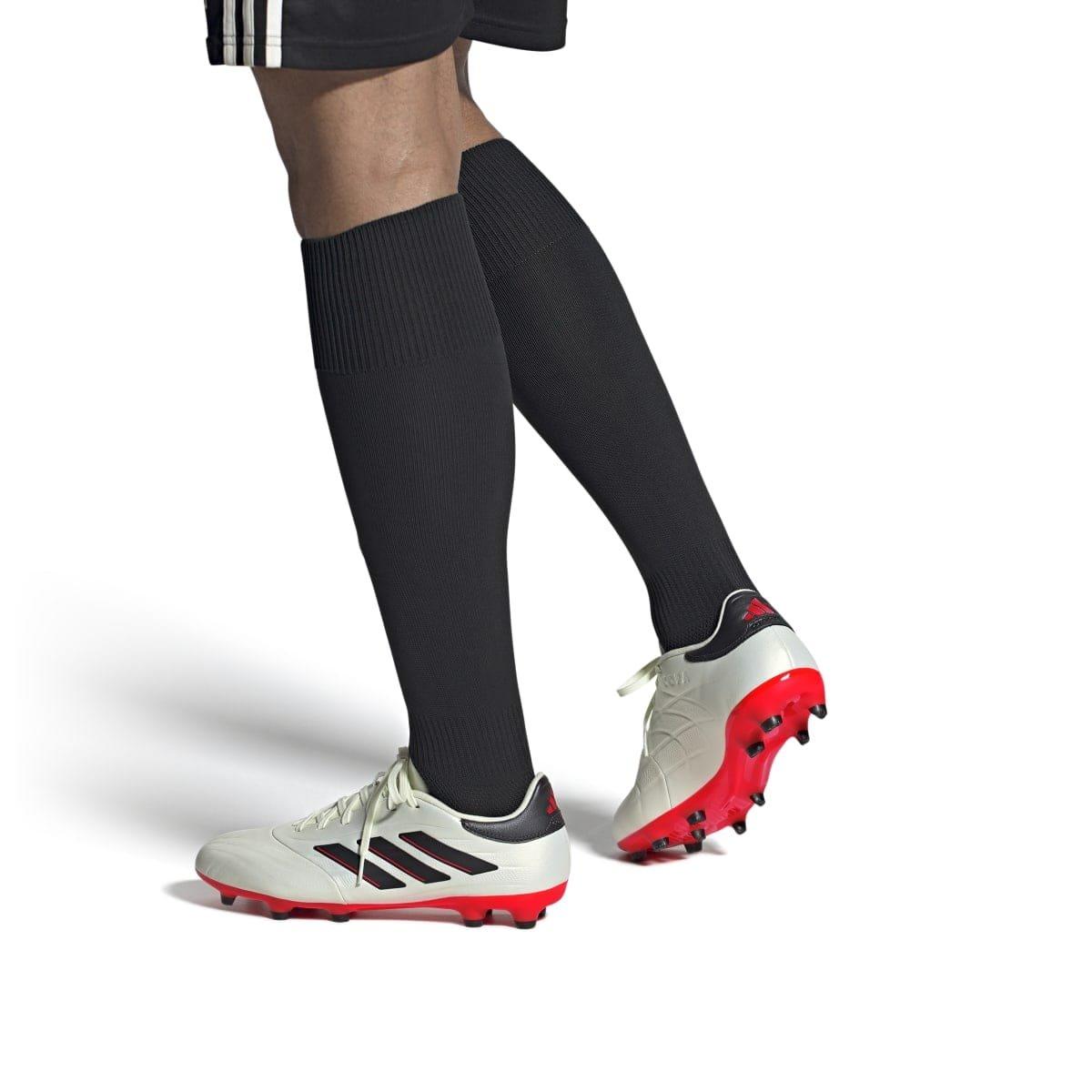 White Red - adidas - Copa Pure II League Firm Ground Football Boots - 10