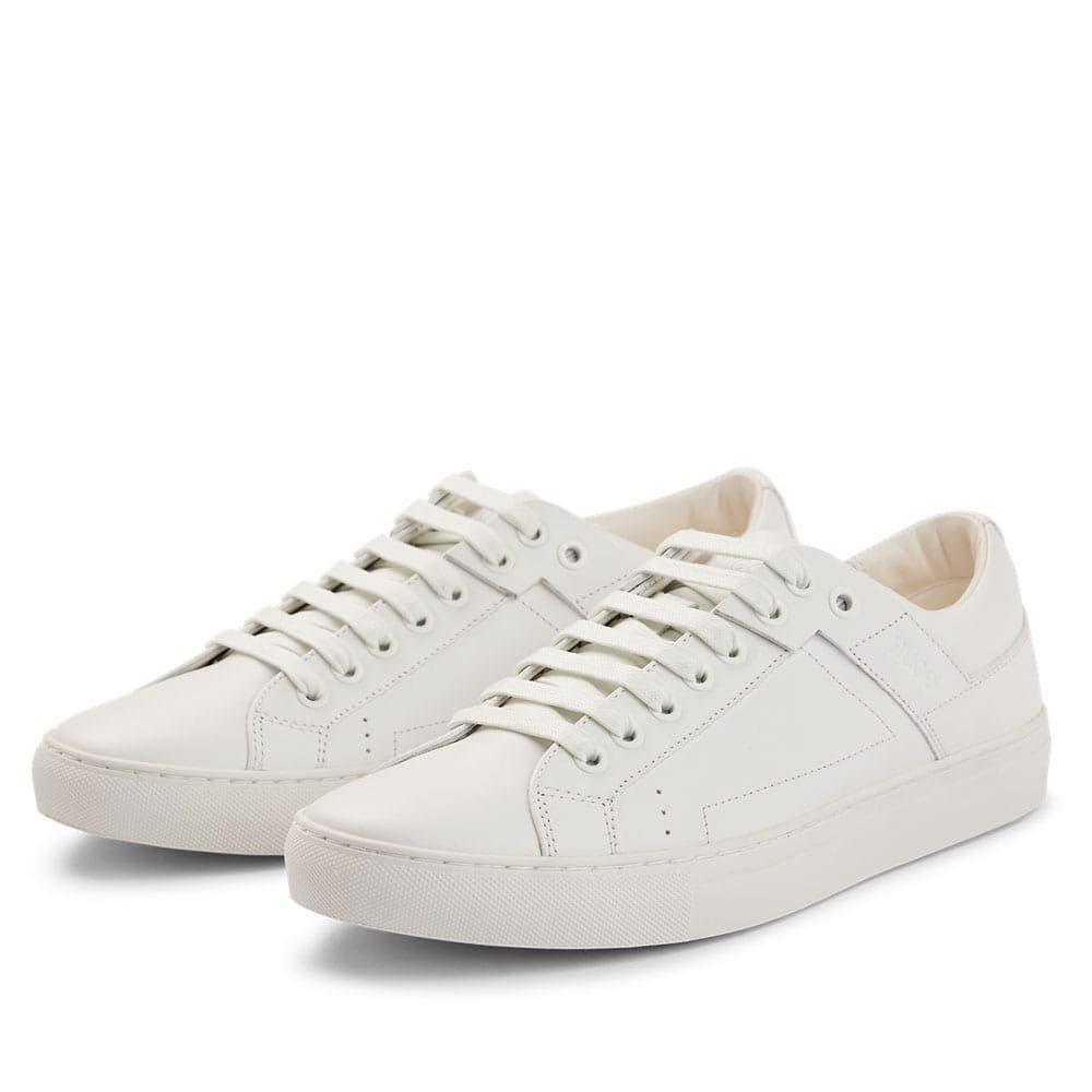 White - Hugo - Futurism Tennis Trainers - 3