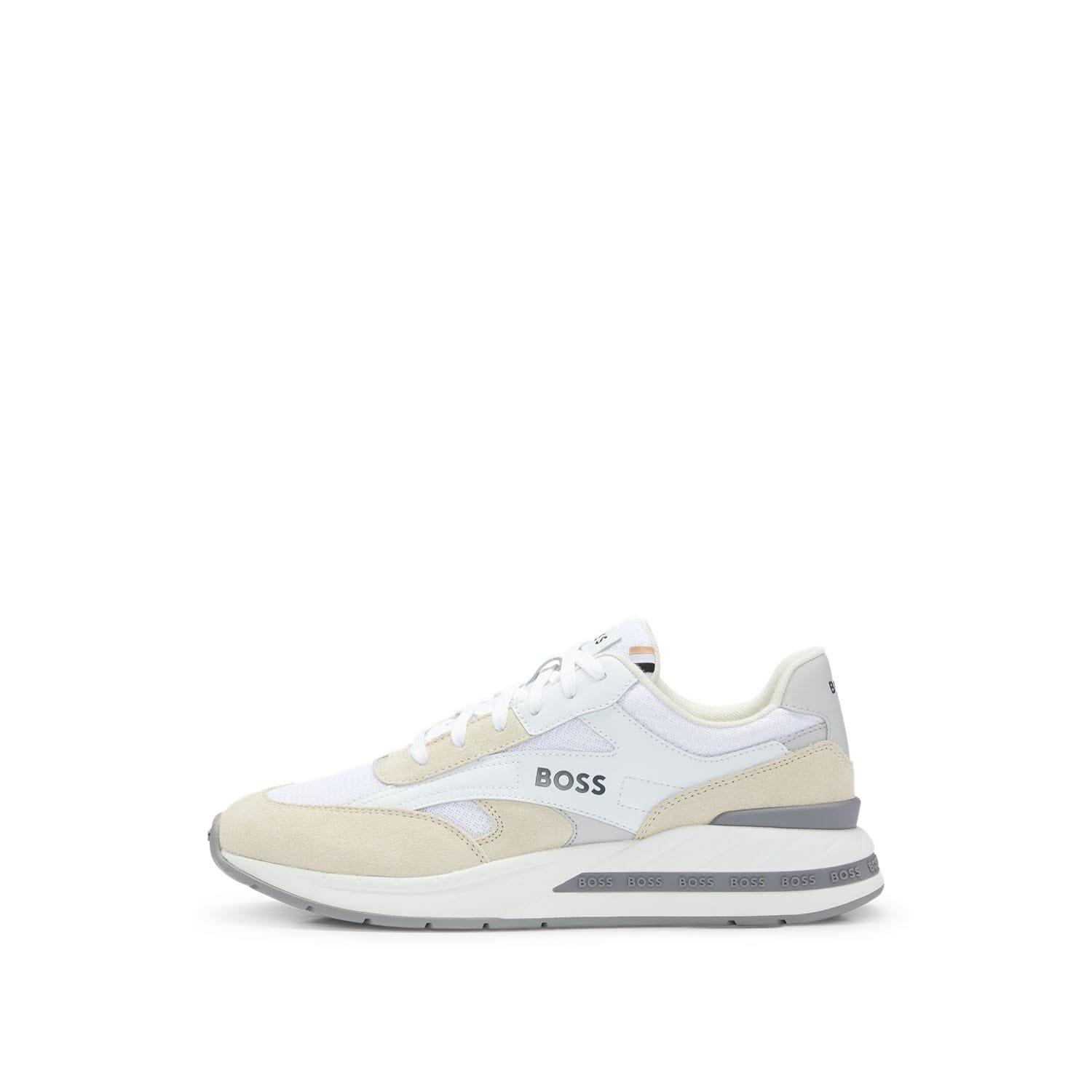 White - Boss - Kurt Running Trainers - 3