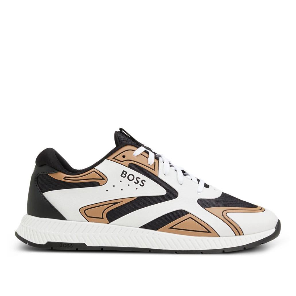 Beige - Boss - Boss Titanium Runn Thm 10249931 01 Low-Top Trainers Mens - 1