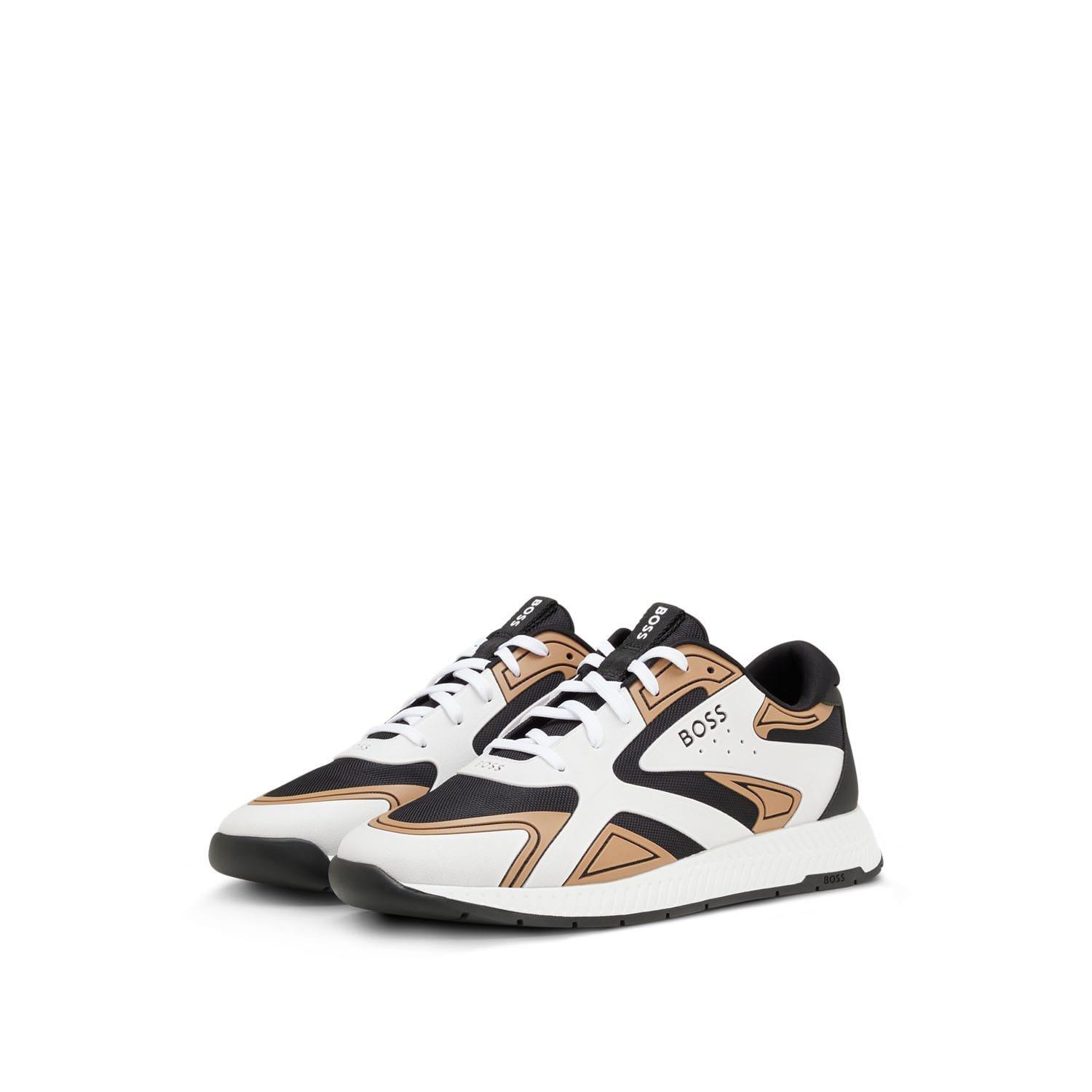 Beige - Boss - Titanium Running Trainers - 3