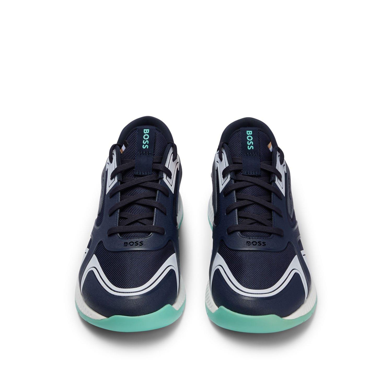 Blue - Boss - Titanium Running Trainers - 3