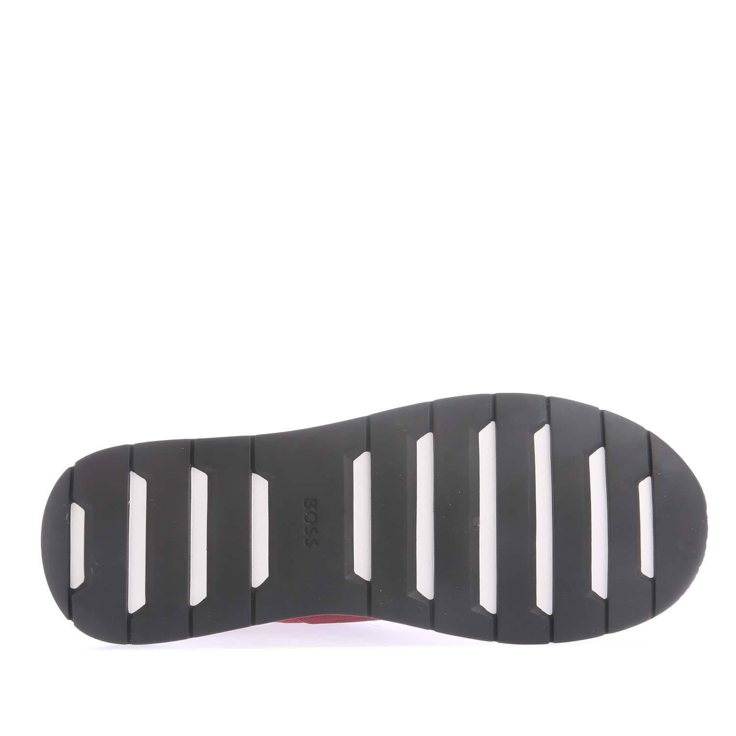 Red - Boss - Titanium Running Trainers - 3