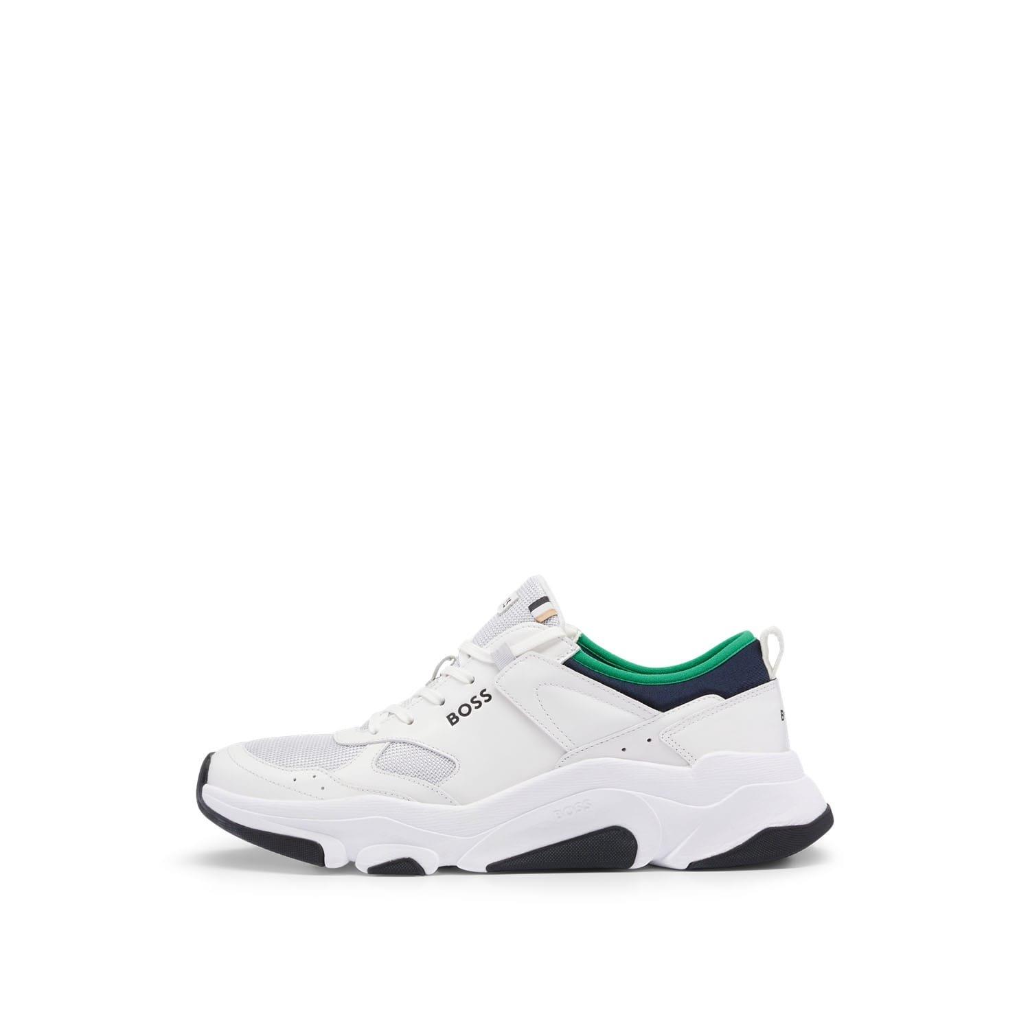 White - Boss - Asher Running Trainers - 3