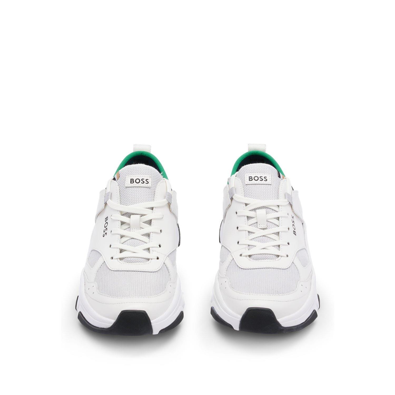 White - Boss - Asher Running Trainers - 4