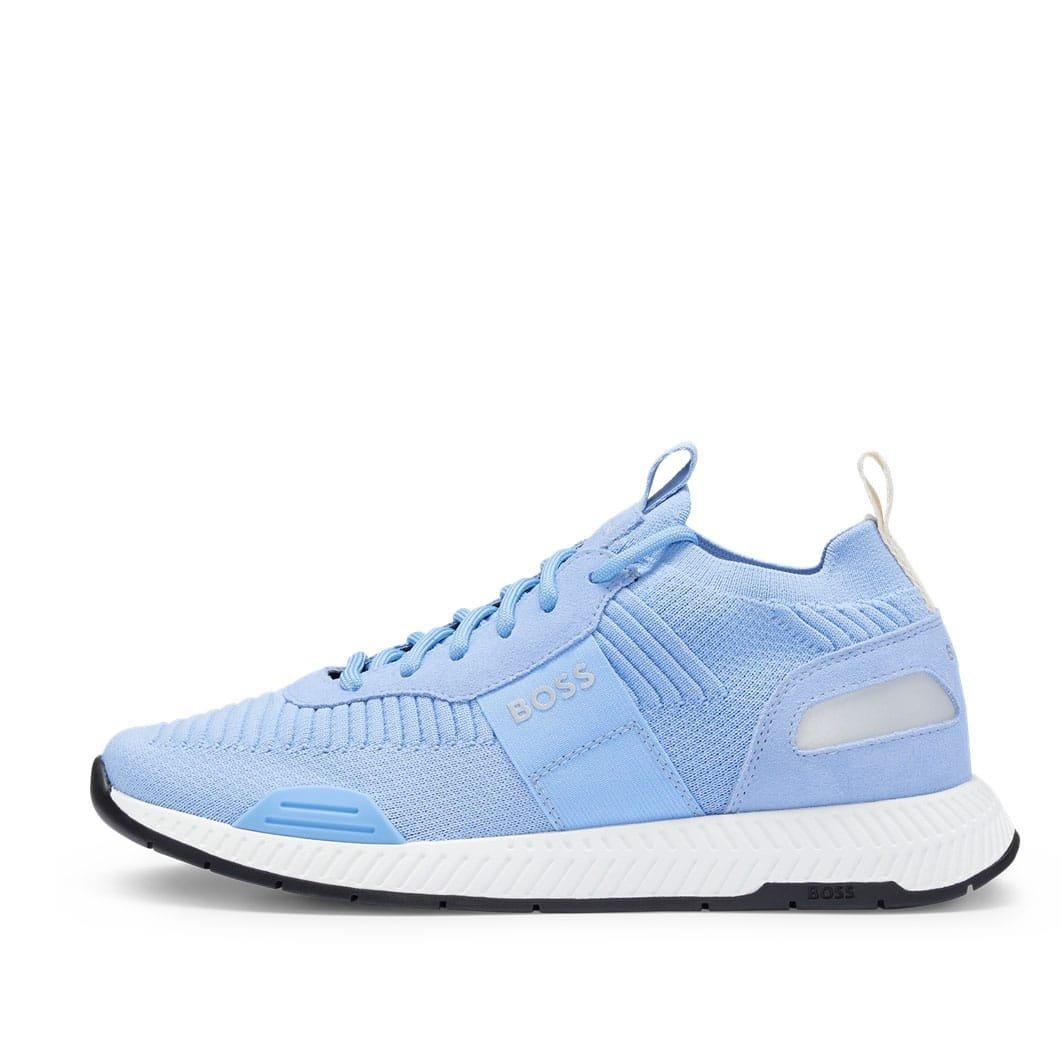 Light Blue - Boss - Titanium Running Trainers - 3
