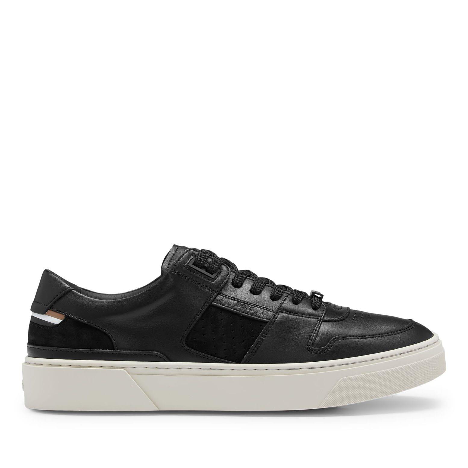 Black - Boss - Boss Gary Tenn Navp 10230772 01 Low-Top Trainers Mens - 1