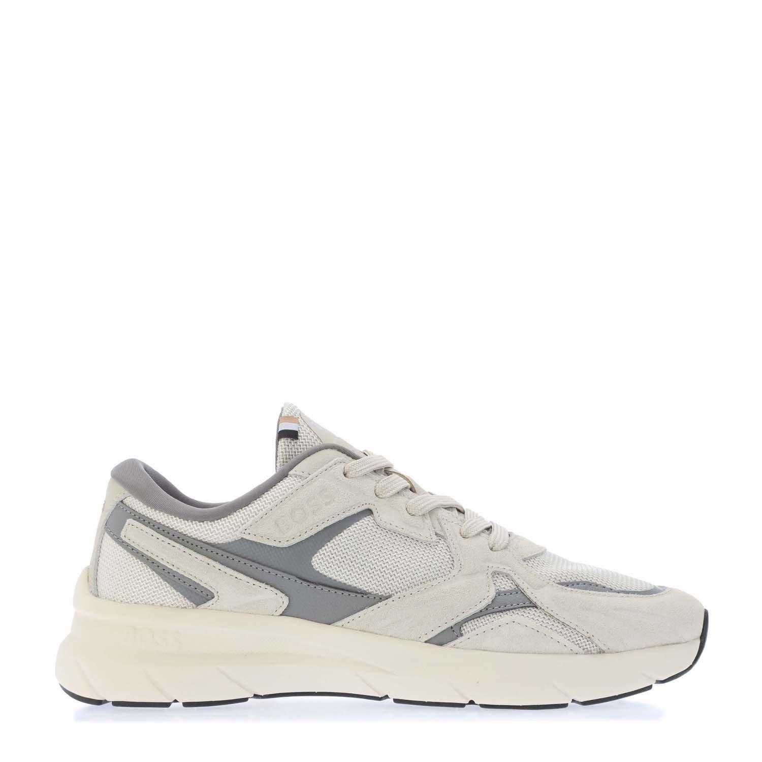 Beige - Boss - Boss Owen Runn Sdme 10254496 01 Low-Top Trainers Mens - 1