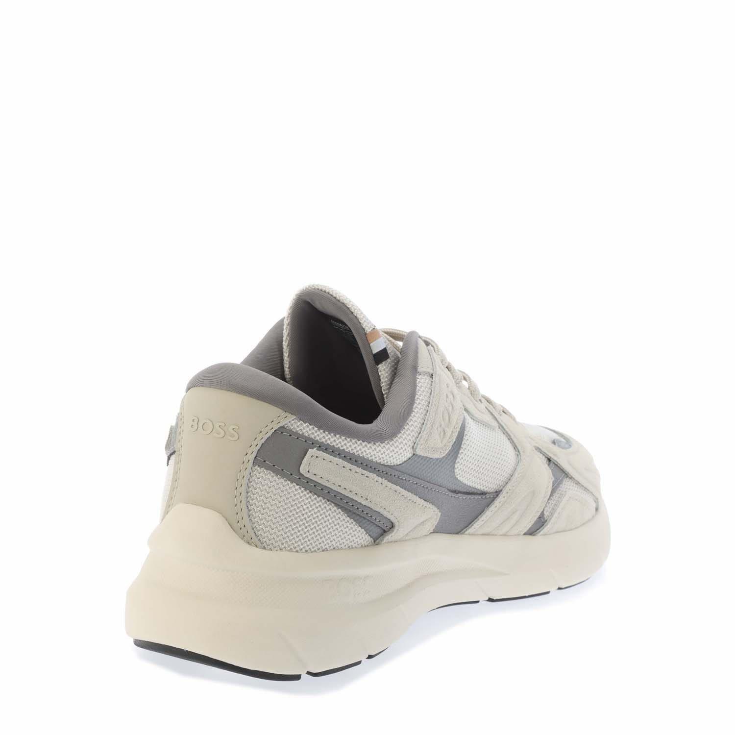 Beige - Boss - Owen Running Trainers - 3