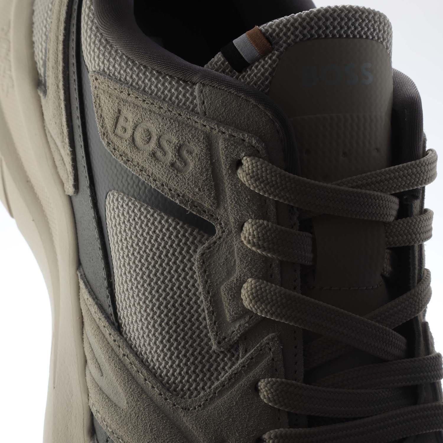 Beige - Boss - Owen Running Trainers - 5