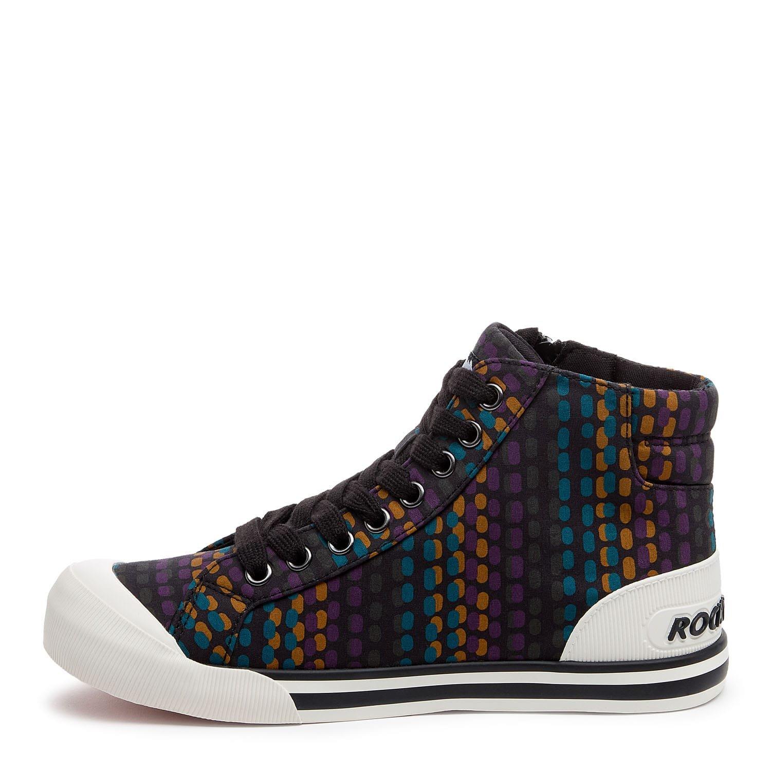 Black - Rocket Dog - Jazzin Hi Canvas Pumps - 3