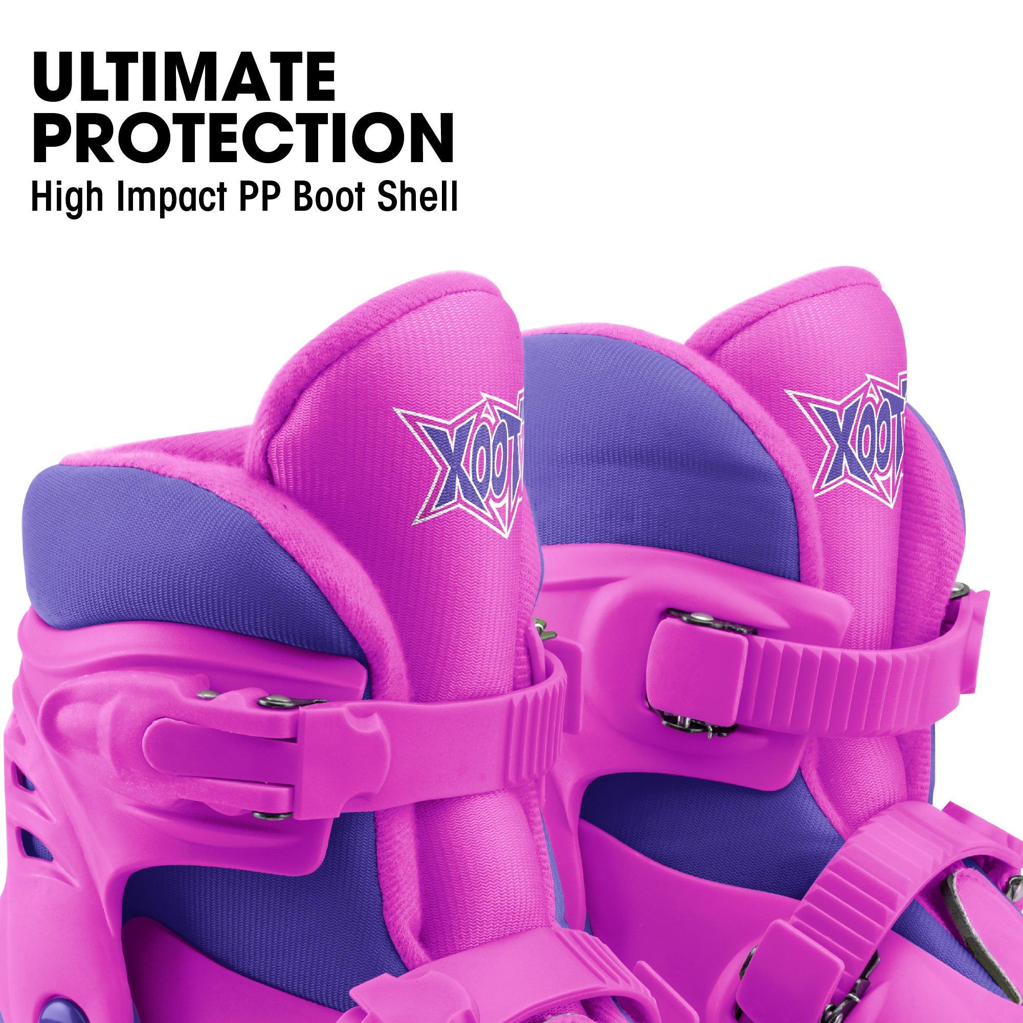 Purple And Pink - Xootz - Xootz Quad Skates - Purple - 9-12 (27-31) - 6