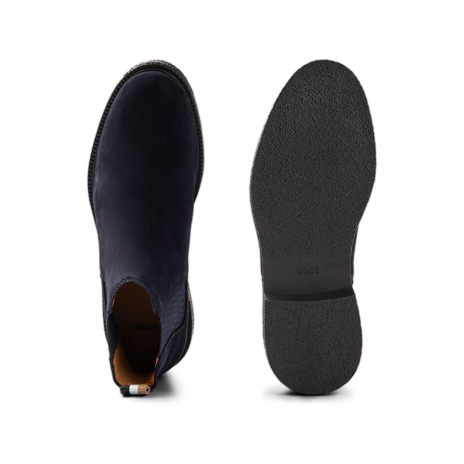 Dark Blue - Boss - Tunley Chelsea Boots - 6